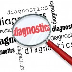Diagnostics Word Magnifying Glass Finding Solution Problem Data